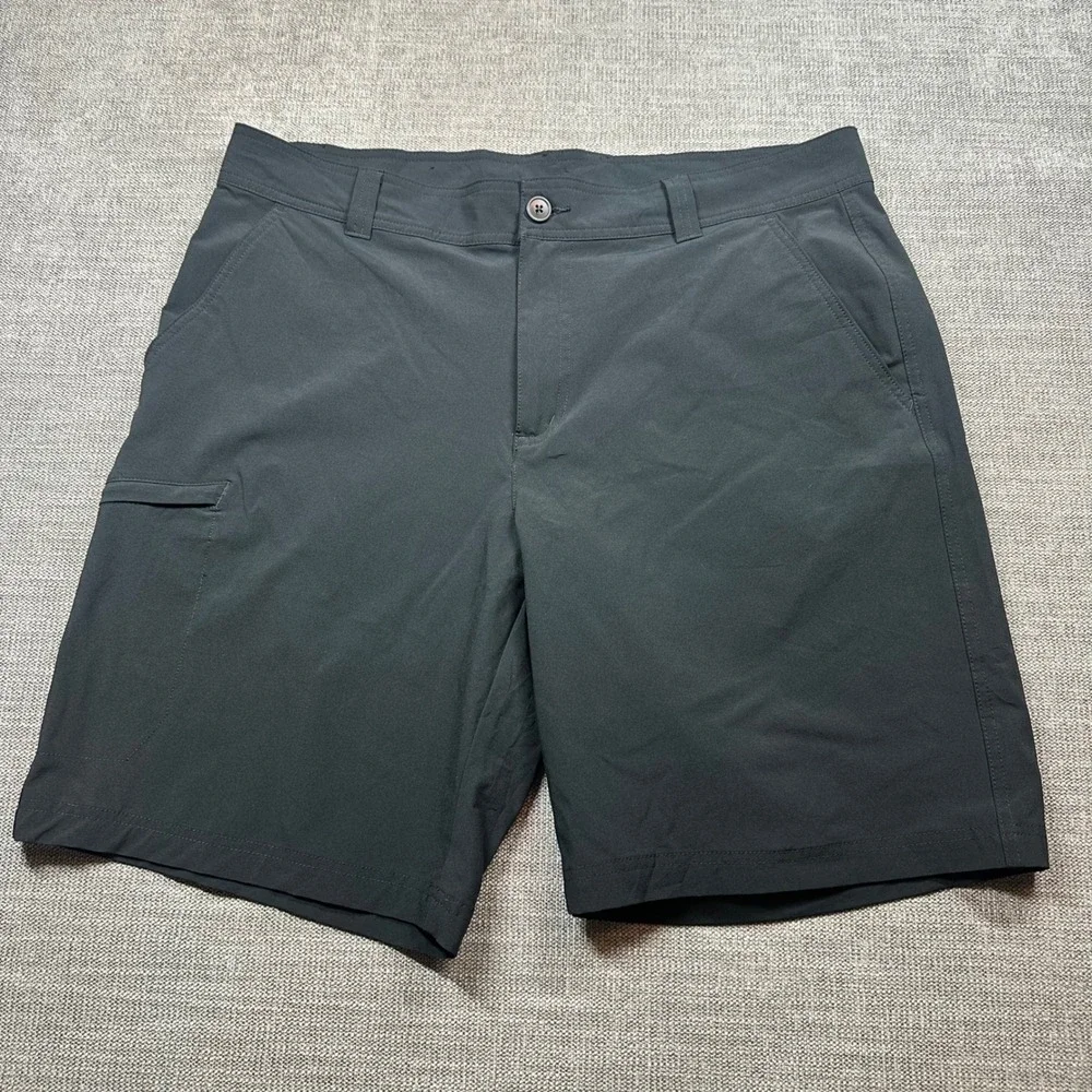 Columbia Silver Ridge Utility Shorts Mens 38 Black Excellent Hiking